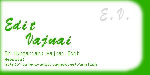 edit vajnai business card